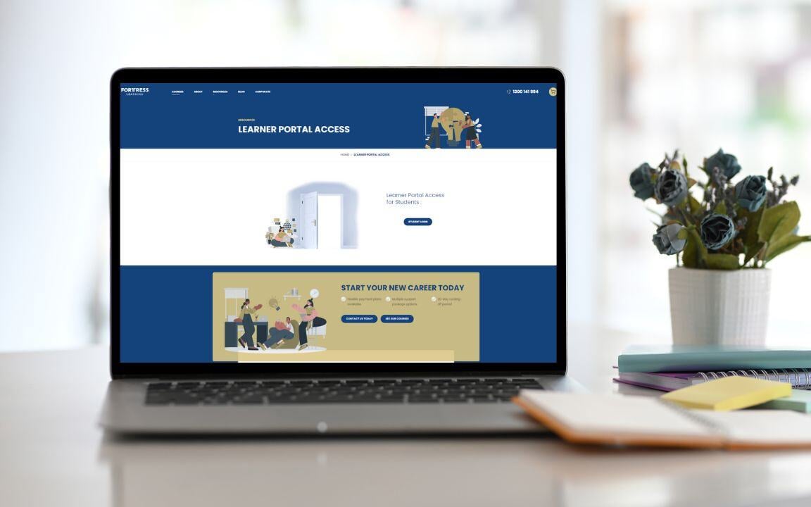 Learner portal mock up-1 Learner portal mock up-1